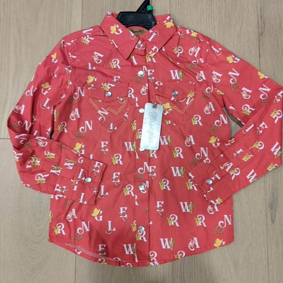 Kids Wrangler Western Shirt - Picture 5 of 10